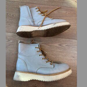 Madden girl light blue boots